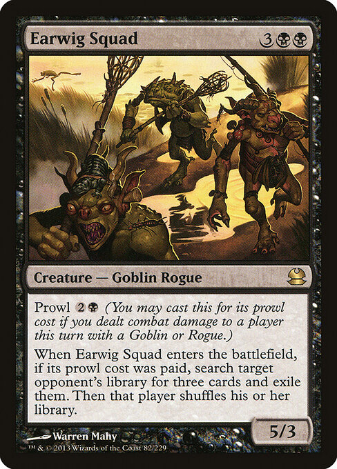 Earwig Squad - Modern Masters Magic card