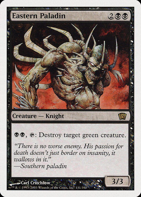 Eastern Paladin - Eighth Edition Magic card