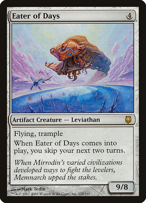Eater of Days - Darksteel (#120) - Illustrated by Mark Tedin - Magic: The Gathering Card