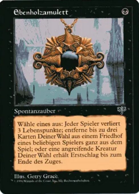 Ebony Charm - World Championship Decks 1997 (#js120sb) - Illustrated by Gerry Grace - Magic: The Gathering Card