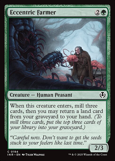 Eccentric Farmer - Innistrad Remastered (#194) - Illustrated by Tyler Walpole - Magic: The Gathering Card