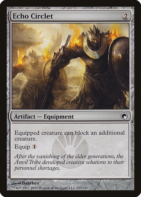 Echo Circlet - Scars of Mirrodin Magic card