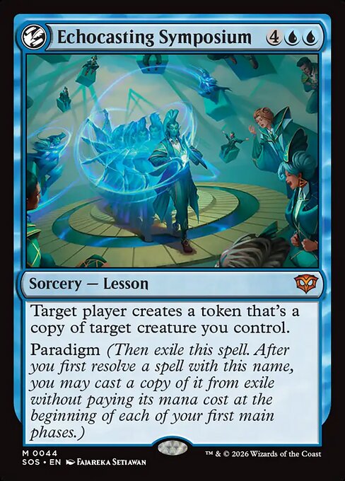 Echocasting Symposium - Secrets of Strixhaven Magic card