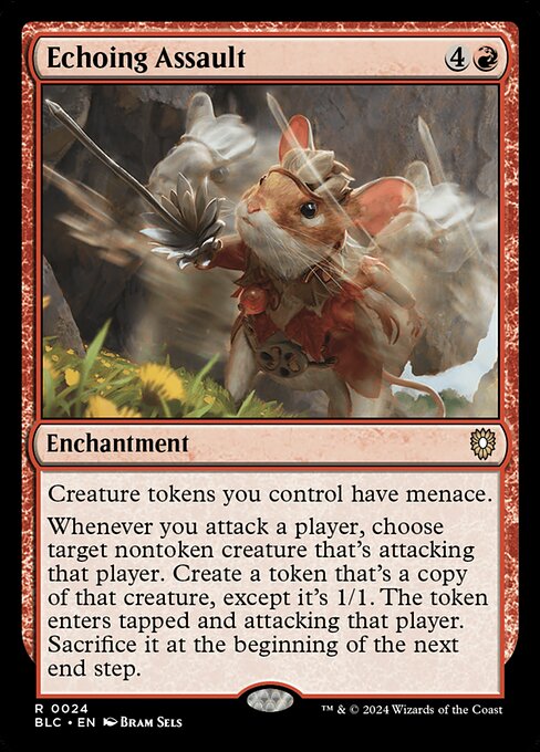 Echoing Assault - Bloomburrow Commander Magic card