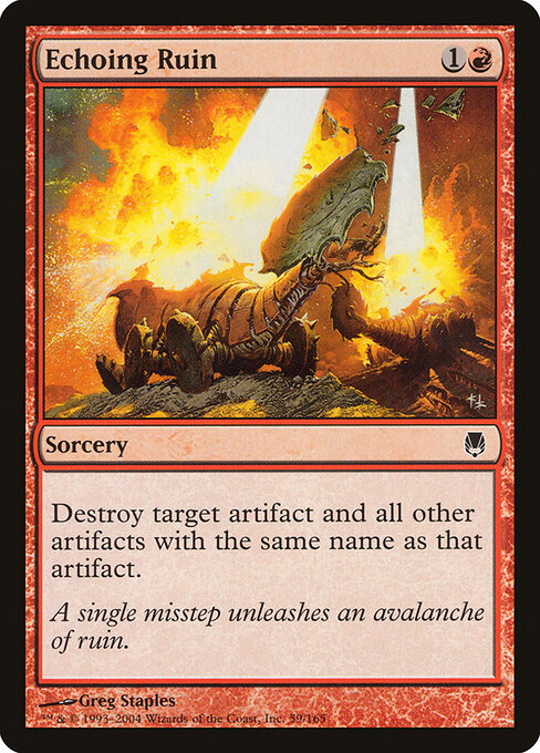 Echoing Ruin - Darksteel Magic card
