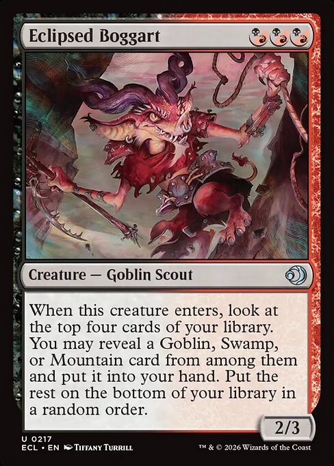 Eclipsed Boggart - Lorwyn Eclipsed Magic card