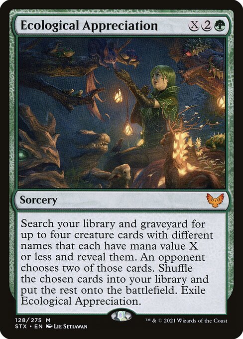 Ecological Appreciation - Strixhaven: School of Mages Magic card
