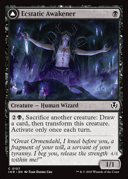 Ecstatic Awakener // Awoken Demon - Innistrad Remastered Magic card