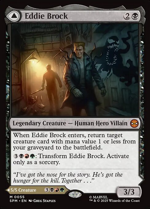 Eddie Brock // Venom, Lethal Protector - Marvel's Spider-Man Magic card