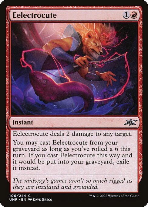 Eelectrocute - Unfinity Magic card