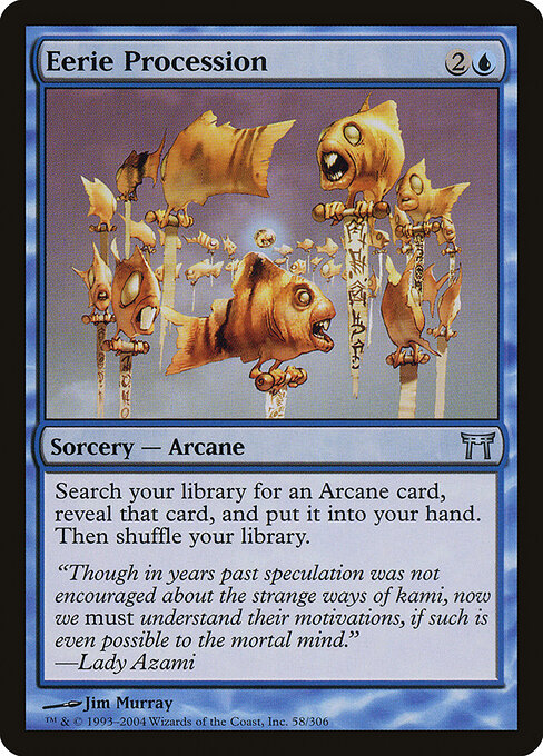Eerie Procession - Champions of Kamigawa Magic card