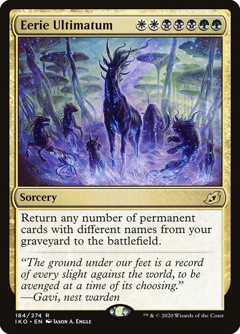 Eerie Ultimatum - Ikoria: Lair of Behemoths Magic card