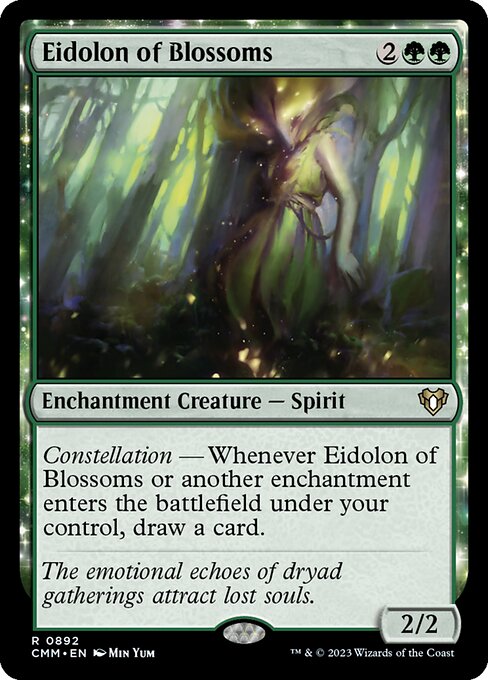 Eidolon of Blossoms - Commander Masters Magic card