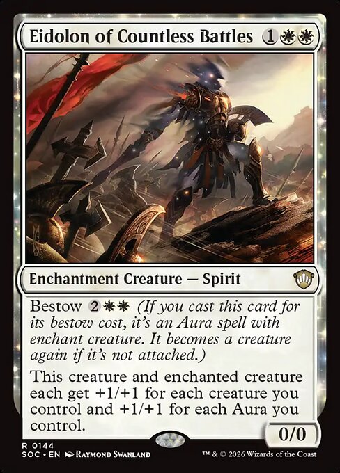 Eidolon of Countless Battles - Secrets of Strixhaven Commander Magic card