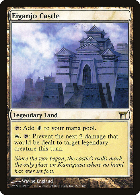 Eiganjo Castle - Champions of Kamigawa Magic card