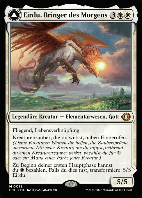 Eirdu, Carrier of Dawn // Isilu, Carrier of Twilight