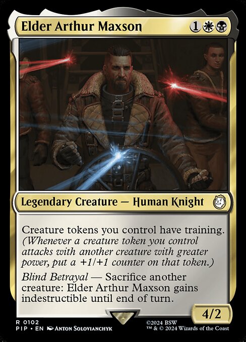 Elder Arthur Maxson - Fallout Magic card