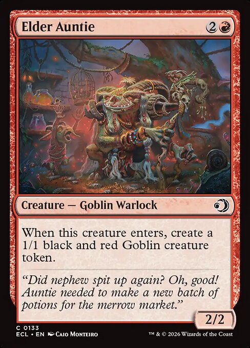 Elder Auntie - Lorwyn Eclipsed Magic card