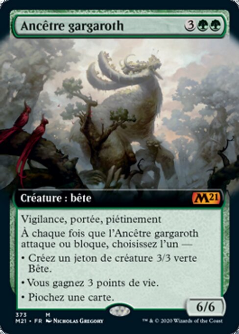 Gargaroth-Ältester (Elder Gargaroth) - Aetherdrift Commander (#111) - Illustrated by Nicholas Gregory - Magic: The Gathering Card
