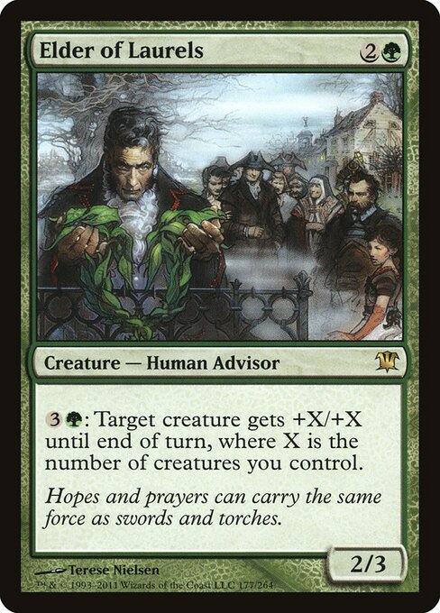 Elder of Laurels - Innistrad Magic card