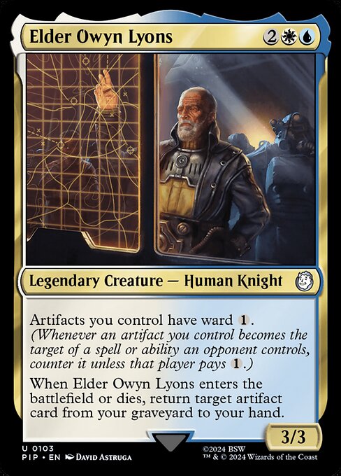Elder Owyn Lyons - Fallout Magic card