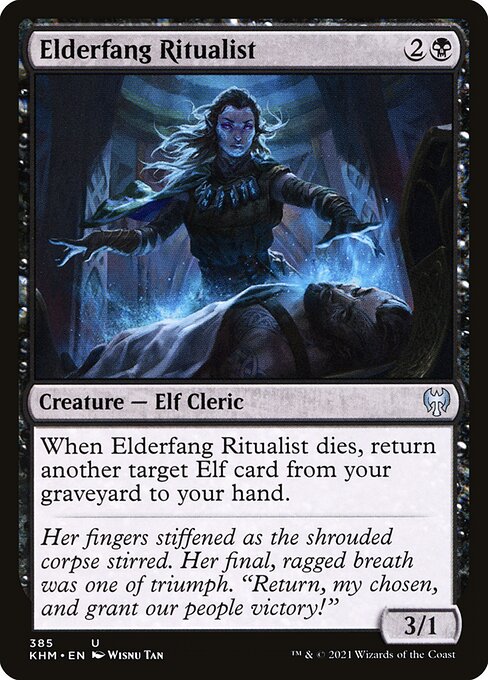 Elderfang Ritualist - Kaldheim Magic card