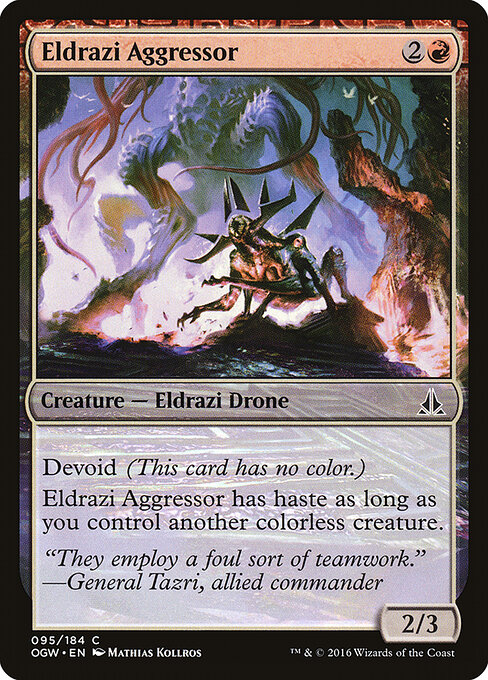 Eldrazi Aggressor - Oath of the Gatewatch Magic card