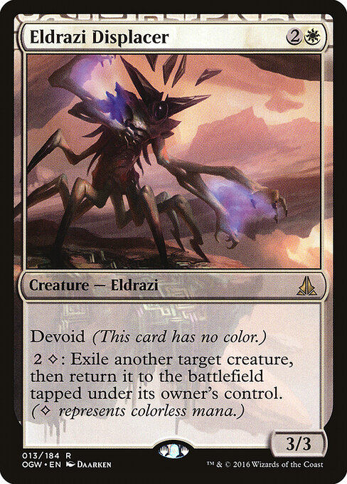 Eldrazi Displacer - Oath of the Gatewatch (#13) - Illustrated by Daarken - Magic: The Gathering Card