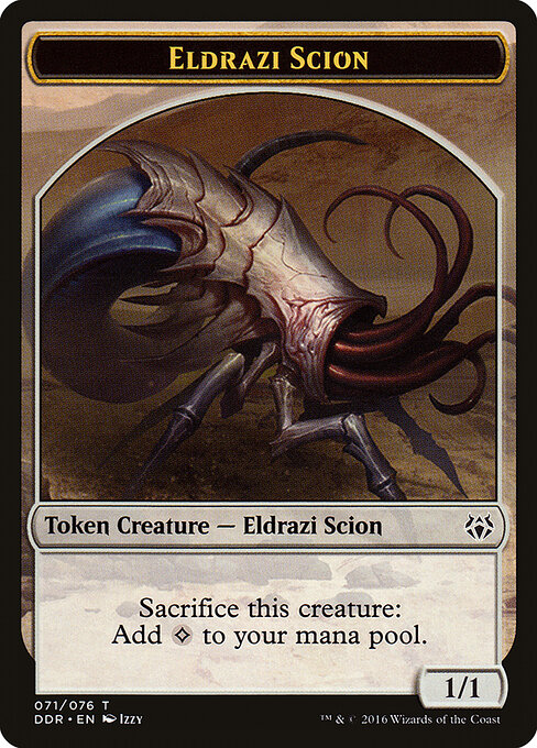 Eldrazi Scion - Modern Horizons 3 Commander Tokens (#3) - Illustrated by Izzy - Magic: The Gathering Card