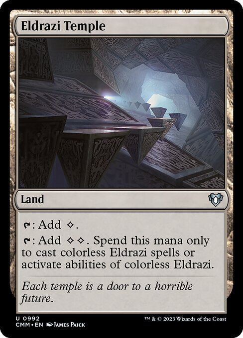 Eldrazi Temple - Commander Masters Magic card