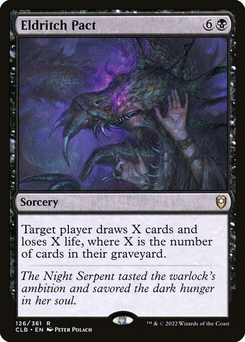 Eldritch Pact - Commander Legends: Battle for Baldur's Gate Magic card