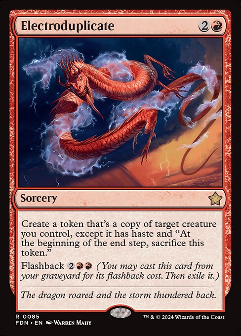 Electroduplicate - Foundations Magic card