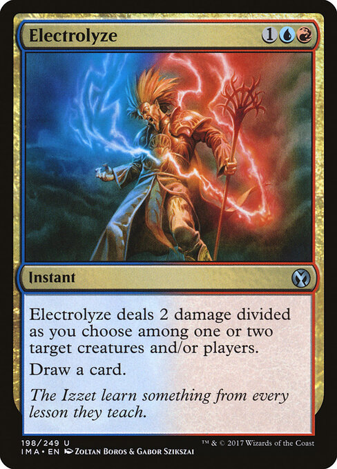 Electrolyze - Iconic Masters Magic card