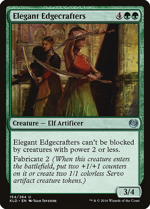 Elegant Edgecrafters - Kaladesh Magic card