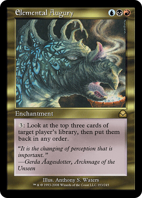 Elemental Augury - Masters Edition II Magic card