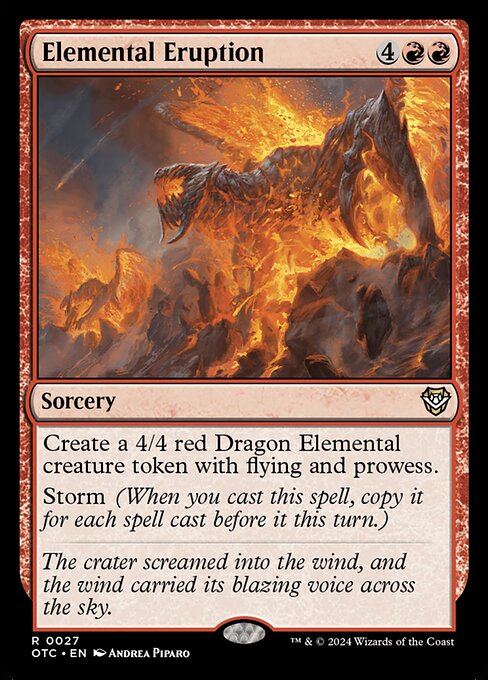 Elemental Eruption - Outlaws of Thunder Junction Commander Magic card