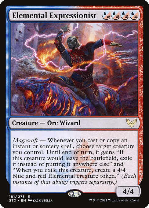 Elemental Expressionist - Strixhaven: School of Mages Magic card