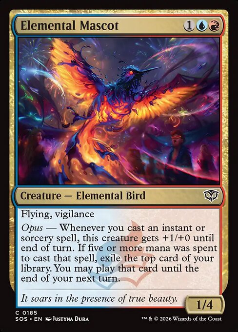 Elemental Mascot - Secrets of Strixhaven Magic card