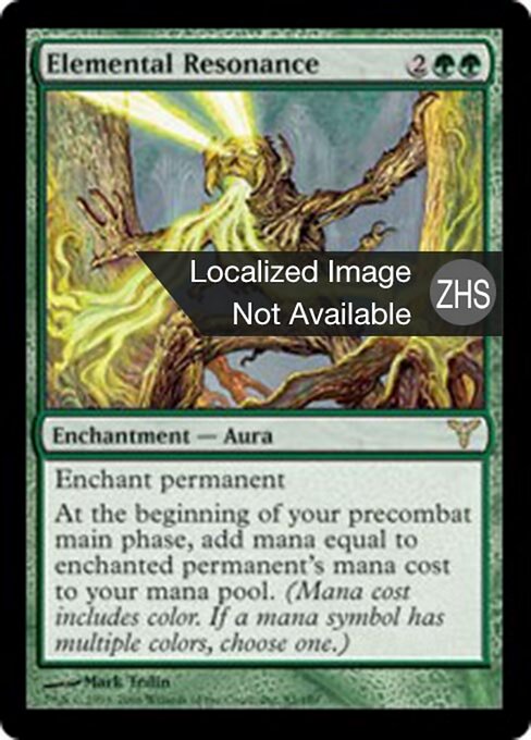 Resonancia elemental (Elemental Resonance) - Dissension (#83) - Illustrated by Mark Tedin - Magic: The Gathering Card