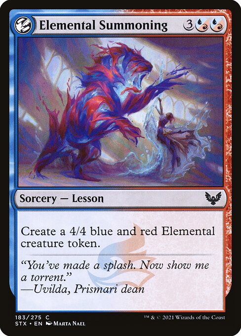Elemental Summoning - Strixhaven: School of Mages Magic card