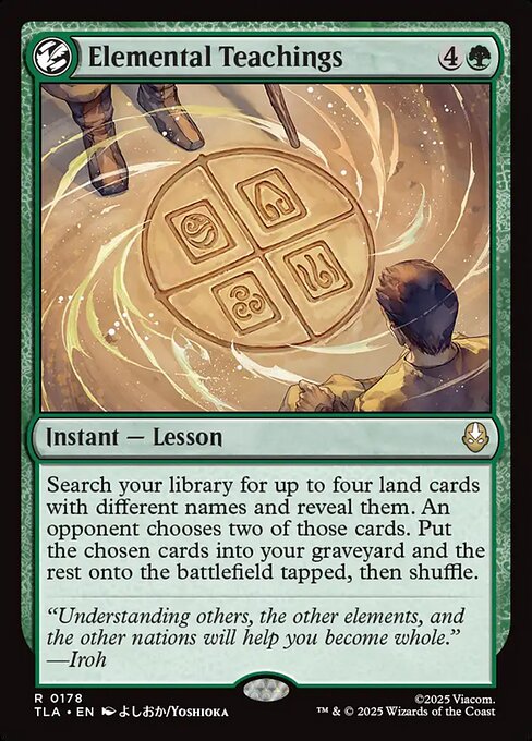 Elemental Teachings - Avatar: The Last Airbender Magic card
