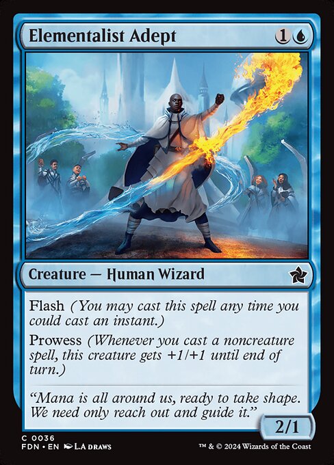 Elementalist Adept - Foundations Magic card