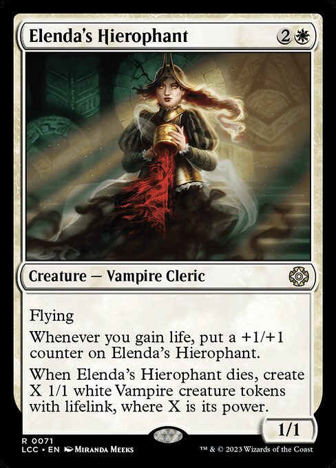 Elenda's Hierophant - The Lost Caverns of Ixalan Commander Magic card