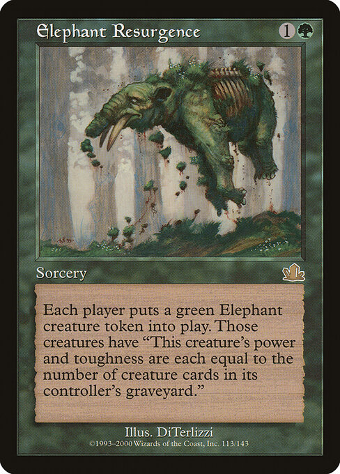 Elephant Resurgence - Prophecy Magic card