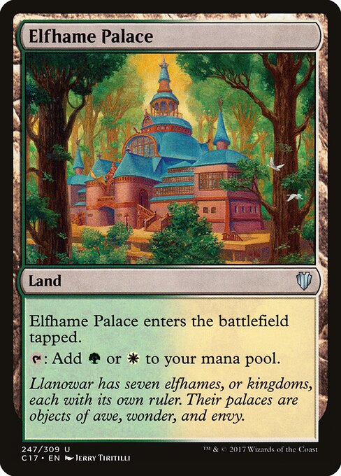 Elfhame Palace - Commander 2017 Magic card