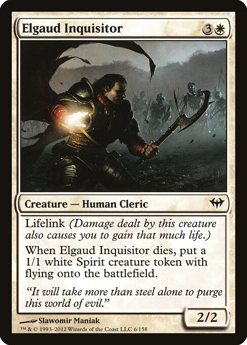 Elgaud Inquisitor - Dark Ascension Magic card