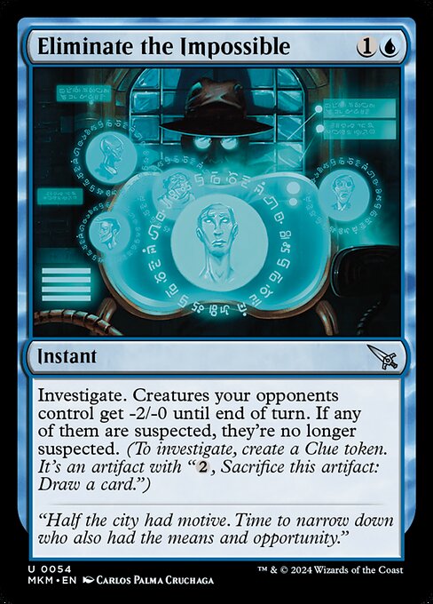 Eliminate the Impossible - Murders at Karlov Manor Magic card