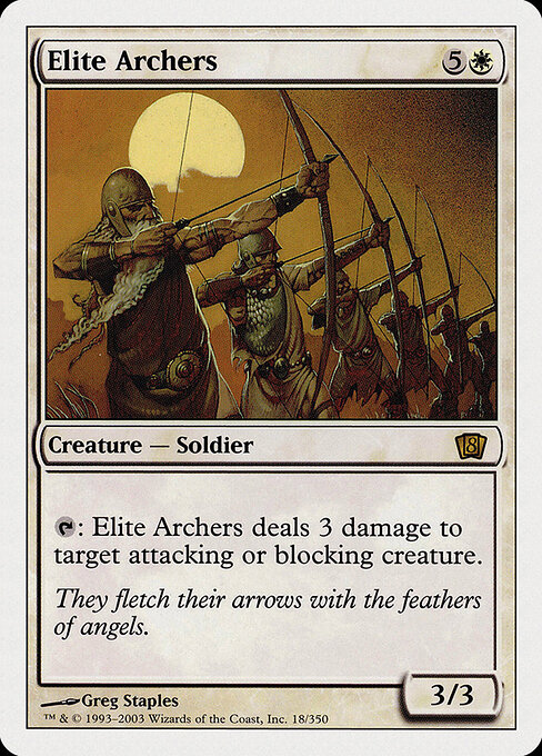 Elite Archers - Eighth Edition Magic card