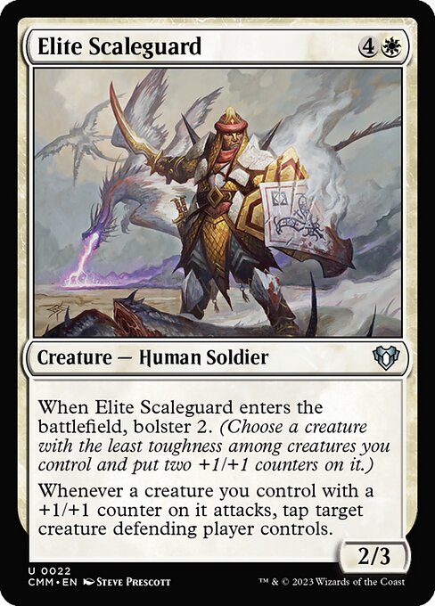Elite Scaleguard - Commander Masters Magic card