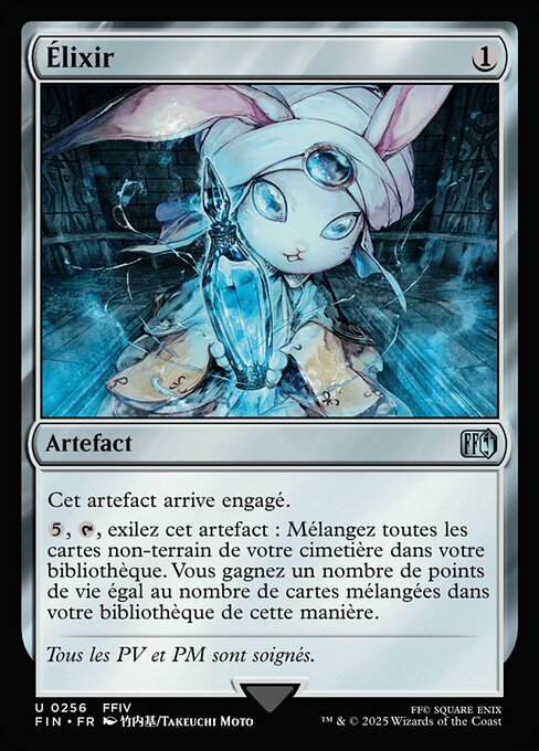 Élixir (Elixir) - Final Fantasy (#256) - Illustrated by Takeuchi Moto - Magic: The Gathering Card